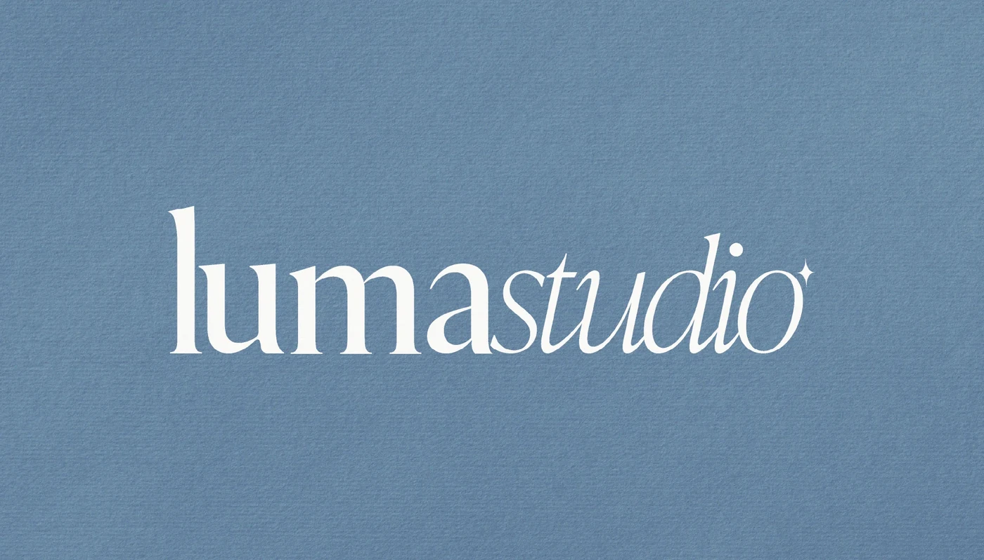 Luma business card, front