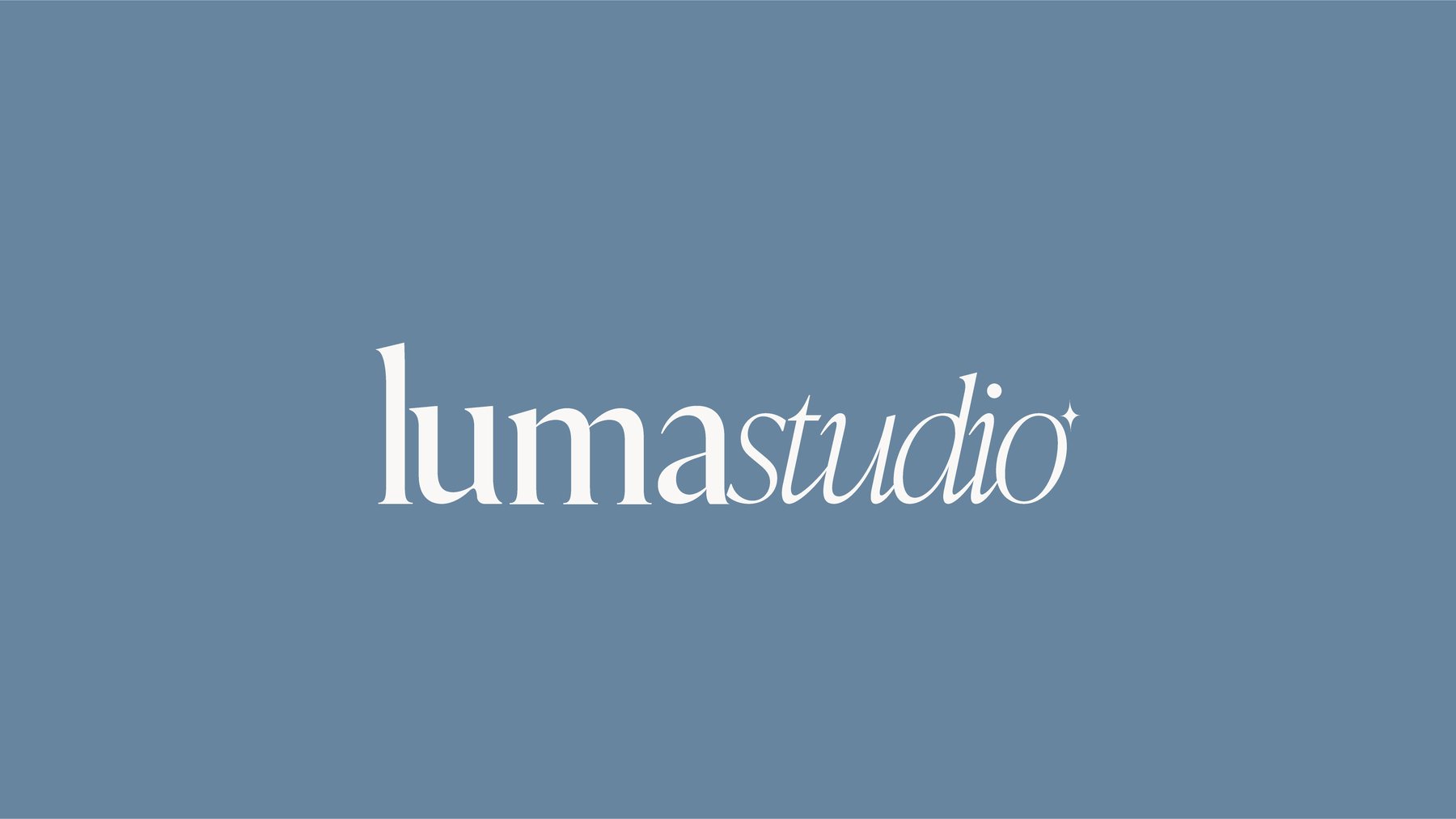 Luma studio storefront window